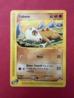 Cubone 103/165 Expedition E-Series (2002) Pokemon TCG Card - Image 1