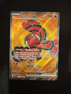 Oricorio ex 110/94 Pokemon Phantasmal Flames Ultra Rare Full Art Pack Fresh NM - Image 1