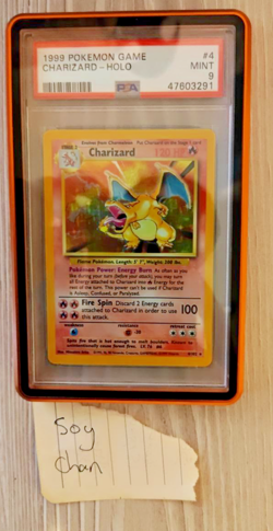 1999 Base Set POKEMON GAME #4 CHARIZARD-HOLO PSA 9 - Image 1