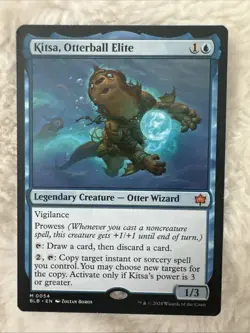 MTG Magic The Gathering Card Kitsa, Otterball Elite Bloomburrow Regular 54 - Image 1