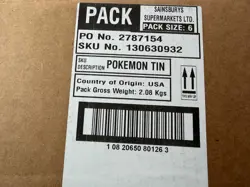 POKEMON TCG TEAM ROCKET TINS CASE OF 6 (MEWTWO, NIDOKING, PERSIAN) NEW & SEALED! - Image 2