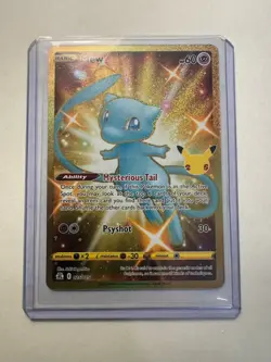 Pokemon TCG Mew Holo Secret Rare Card Celebrations 025/025 Near Mint Condition - Image 1