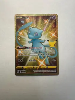 Pokemon TCG Mew Holo Secret Rare Card Celebrations 025/025 Near Mint Condition - Image 3