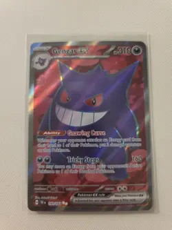 Pokemon TCG Gengar EX Temporal Forces Ultra Rare Card 193/162 Scarlet & Violet - Image 1