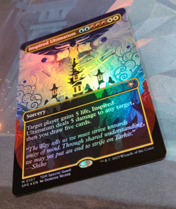 Inspired Ultimatum FOIL (Borderless) Special Guest - Tarkir Dragonstorm - NM MTG - Image 3