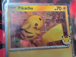 Pikachu 051 /162 Stamped 2026 Pokemon Day 30 Promo TCG With Coin . - Image 1
