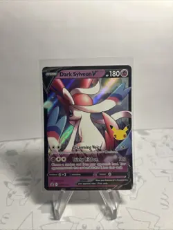 Pokemon TCG Dark Sylveon v SWSH134 Black Star Promos Celebrations Holo NM - Image 2