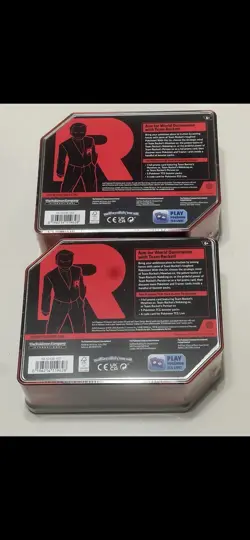 Pokemon TCG Scarlet & Violet Destined Rivals Team Rocket Tin Mewtwo x2 Lot Of 2 - Image 4