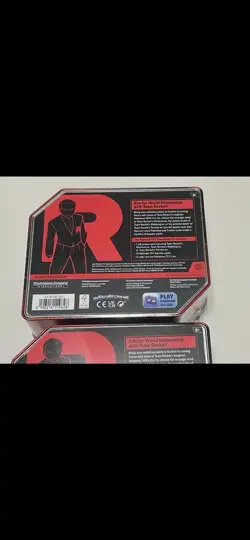 Pokemon TCG Scarlet & Violet Destined Rivals Team Rocket Tin Mewtwo x2 Lot Of 2 - Image 5