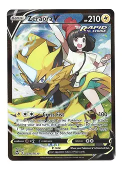 Zeraora V TG16/TG30 Swsh12: Sword & Shield - Silver Tempest Trainer Gallery Holo - Image 1