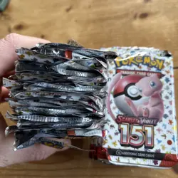 Pokemon TCG Pokemon 151 & mega evolution Booster Bundle Open Packs x25 no rev - Image 2