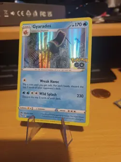 Pokemon TCG Gyarados Pokemon Go 022/078 Holo Rare MINT - Image 1
