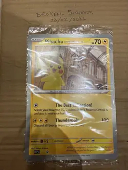 NEW Pikachu At The Museum Promo Sealed Pokemon x National History Museum NHM - Image 1