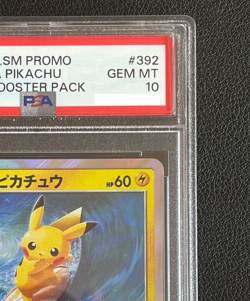 PSA 10 Playing in the Sea Pikachu SM-P 392 Pokemon Card Japanese 2019 Holo Promo - Image 4