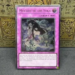 Yugioh Mischief of the Yokai STBL-EN089 Ultimate Rare 1st Edition NM - Image 1