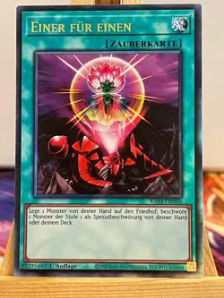 Einer Fur EInen RA03-DE056 Ultimate Rare Deutsch NM YUGIOH - Image 1