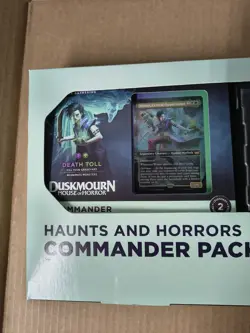 MAGIC THE GATHERING Haunts and Horrors COMMANDER PACK MTG DUSKMOURN *Death Toll - Image 3