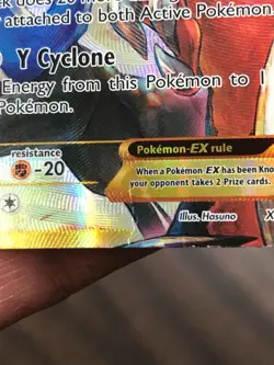 Pokemon TCG Yveltal EX XY150a Black Star Promo Alternate Art Holo DMG - Image 5