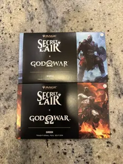 MTG x Playstation Secret Lair x God of War: Greek & Norse Set Foil - Image 1