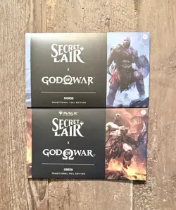 MTG Secret Lair x God Of War GREEK & NORSE FOIL Set - Playstation - Image 1