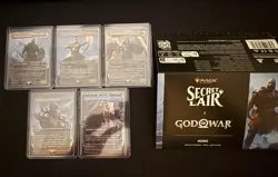 MTG Secret Lair x God Of War GREEK & NORSE FOIL Set - Playstation - Image 2
