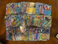 200+ Bulk lot Of V, Ex, And Mega Pokemon Cards - Image 1
