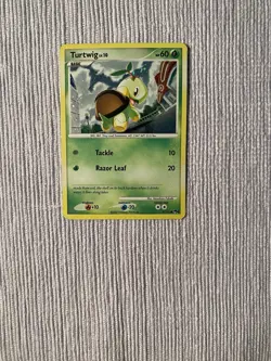 Pokemon TCG Turtwig Pop Series 6 Holo Card 17/17 MP - Image 1