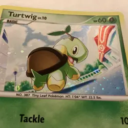Turtwig 17/17 Common Holo Diamond & Pearl Pop Series 6 Pokemon Card LP - Image 3
