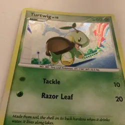 Turtwig 17/17 Common Holo Diamond & Pearl Pop Series 6 Pokemon Card LP - Image 4