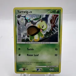 Pokemon TCG Turtwig 17/17 Holo Pop Series 6 Excellent Condition - Image 1