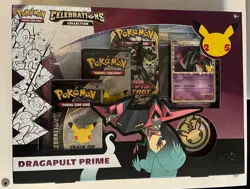 Pokemon Dragapult Prime Celebrations Collection Box Minor Damage Factory Sealed - Image 1