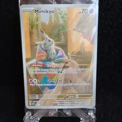 Mimikyu SVP 075 *SEALED* Black Star Promo Pokemon Paldean Fates Full Art Holo - Image 1