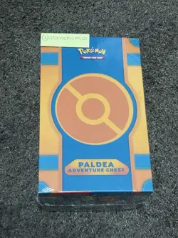 Pokemon TCG: Paldea Adventure Chest Factory Sealed Shipped Fast - Image 1