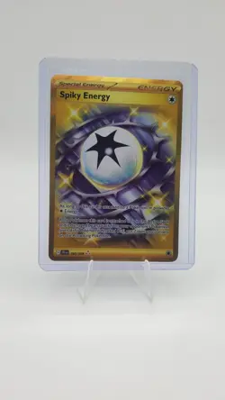 Pokemon TCG Spiky Energy 190/159 Journey Together Gold Hyper Rare NM - Image 1