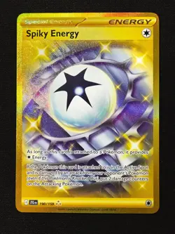 Pokemon TCG Spiky Energy 190/159 Journey Together Gold Hyper Rare NM - Image 1