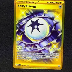 Pokemon Spiky Energy 190/159 Journey Together Gold Hyper Rare Holo NM - Image 1