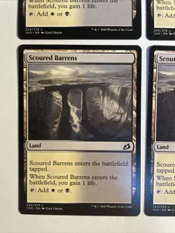 4x Mtg Ikoria Lair Of Behemoths Scoured Barrens NM/M Magic the Gathering - Image 2