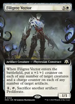 MTG FILIGREE VECTOR 102 EXC - VETTORE DI FILIGRANA - MOC X EN - MAGIC - Image 1