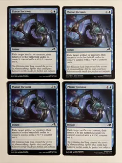 4x Mtg Kamigawa Neon Dynasty Planar Incision NM/M Magic The Gathering - Image 1