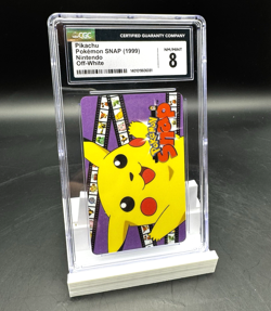 1999 PIKACHU Pokemon SNAP Smart Card CGC 8 BLOCKBUSTER VIDEO VINTAGE NINTENDO - Image 1