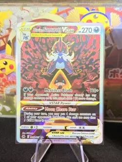 GG52/GG70 Hisuian Samurott V-STAR Pokemon Crown Zenith: Galarian Gallery Holo NM - Image 1