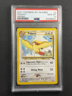 Pokemon Cards PSA 10 Gem Mt Pidgeot Promo Southern Islands WotC 2001 #2 - Image 1