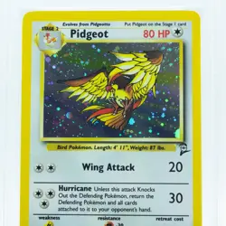 PSA 9 PIDGEOT 14/130 Holo Rare Base Set 2 WOTC 2000 - Pokemon Card - Image 2