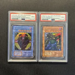 Yugioh Tokyo Dome Tri-Horned Dragon Gate Guardian Magician Of Black Chaos Promos - Image 1