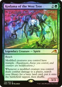 Kodama of the West Tree *Foil* - NEO - NM - Magic The Gathering - MTG - Image 1
