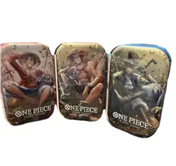 One Piece Card Game Mini-Tin Pack Set Vol.2 New Sealed.Includes Ace, Sabo, Luffy - Image 1