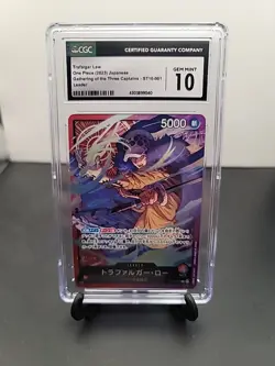 CGC 10 - Trafalgar Law ST10-001 L - The Three Captains Deck - One Piece Japanese - Image 1