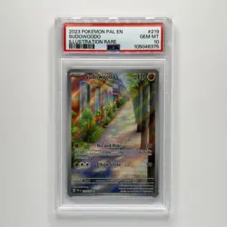 Sudowoodo 219/193 Illustration Rare Pokemon TCG Paldea Evolved PSA 10 Gem Mint - Image 1