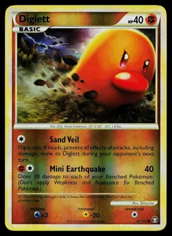 Pokemon Card - Diglett Triumphant 61/102 Common Reverse Holo - Image 1