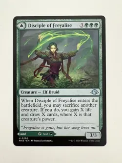 Disciple of Freyalise / Garden MTG Magic the Gathering Card NM Near Mint MH3 - Image 1